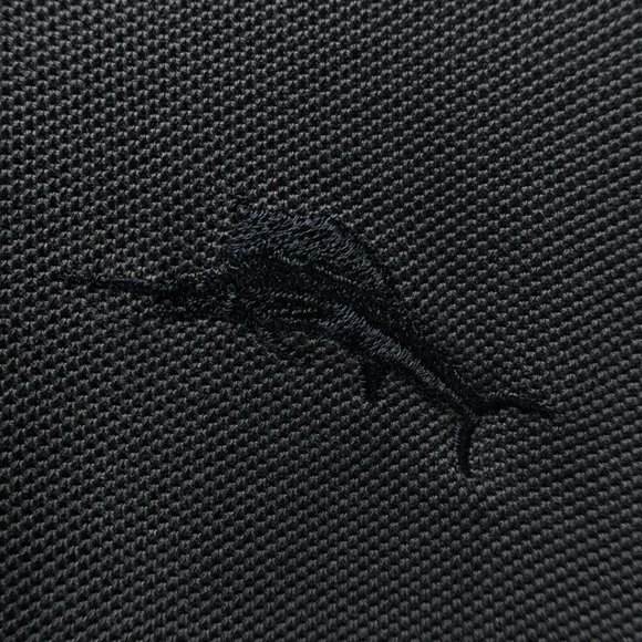 Tommy Bahama Men's Size S Short Sleeve Black Polo Casual Shirt Marlin Logo 17AB - Picture 5 of 10